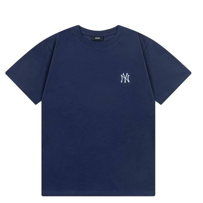 Mlb Spray Logo Navy Tee