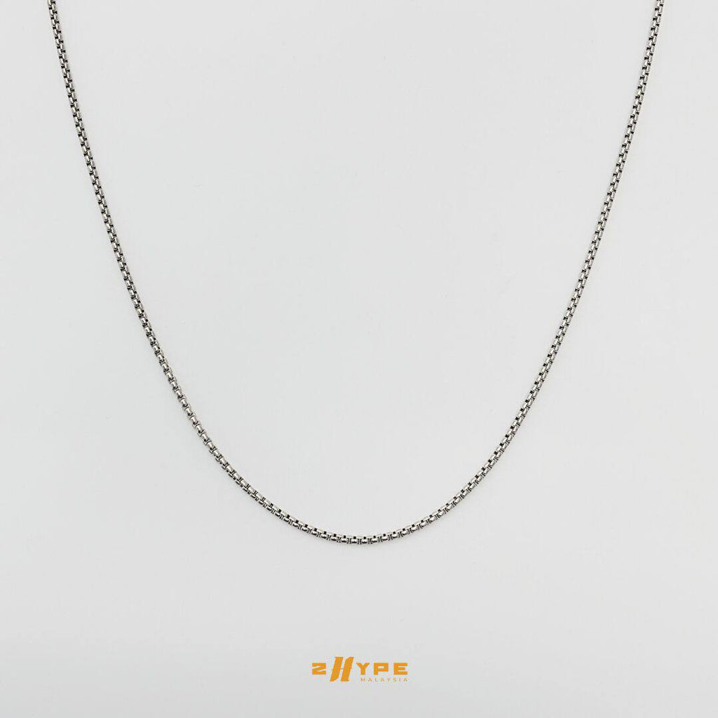 Round Box Chain (Silver) 2.5mm