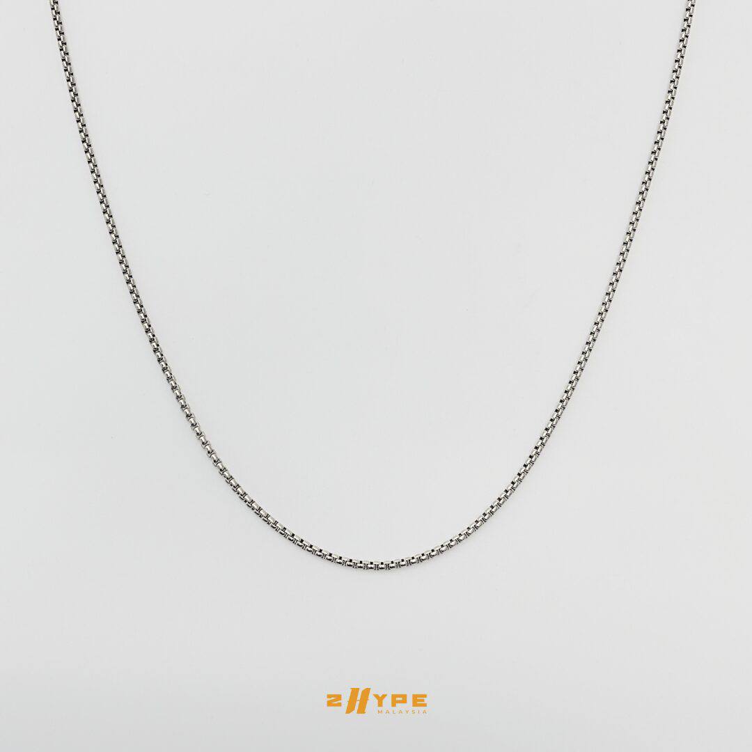 Round Box Chain (Silver) 2.5mm
