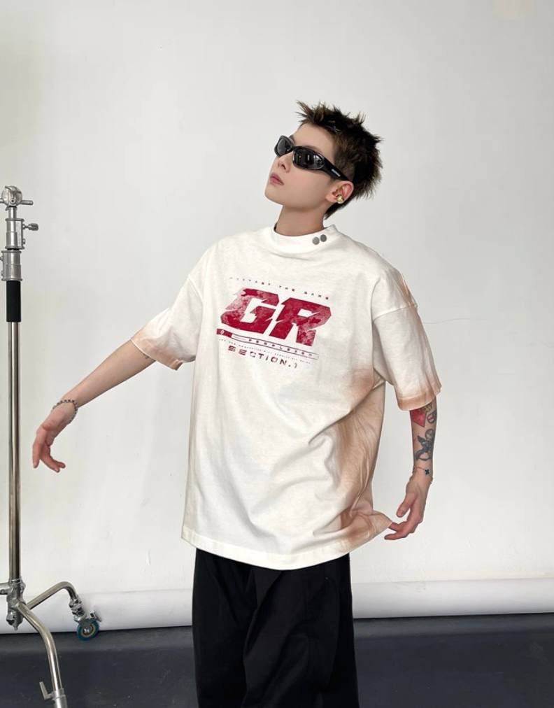 OVDY GR T SHIRT CREAM WHITE