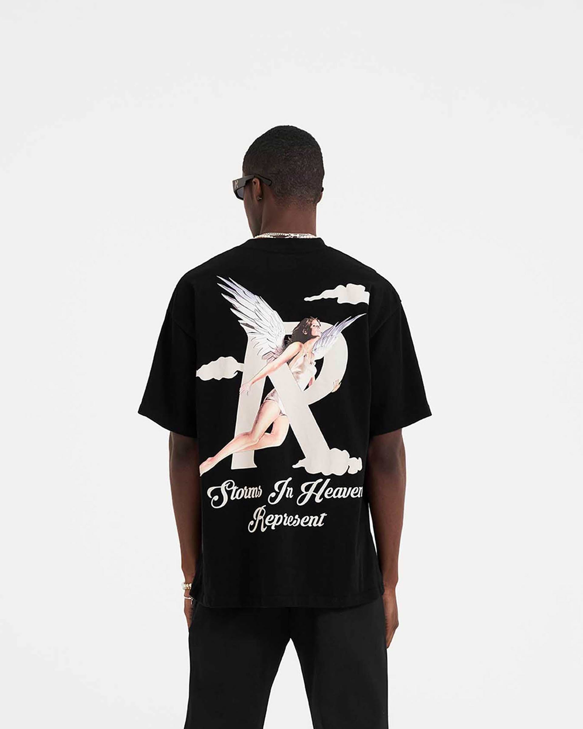 REPRESENT BLACK STORMS IN HEAVEN ANGEL TEE