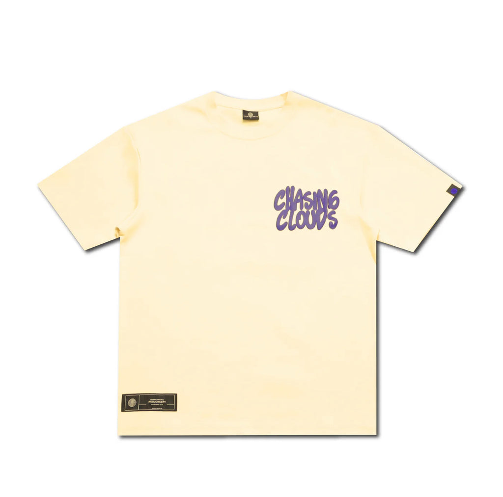 HUBCO CHASING CLOUDS TEE BEIGE