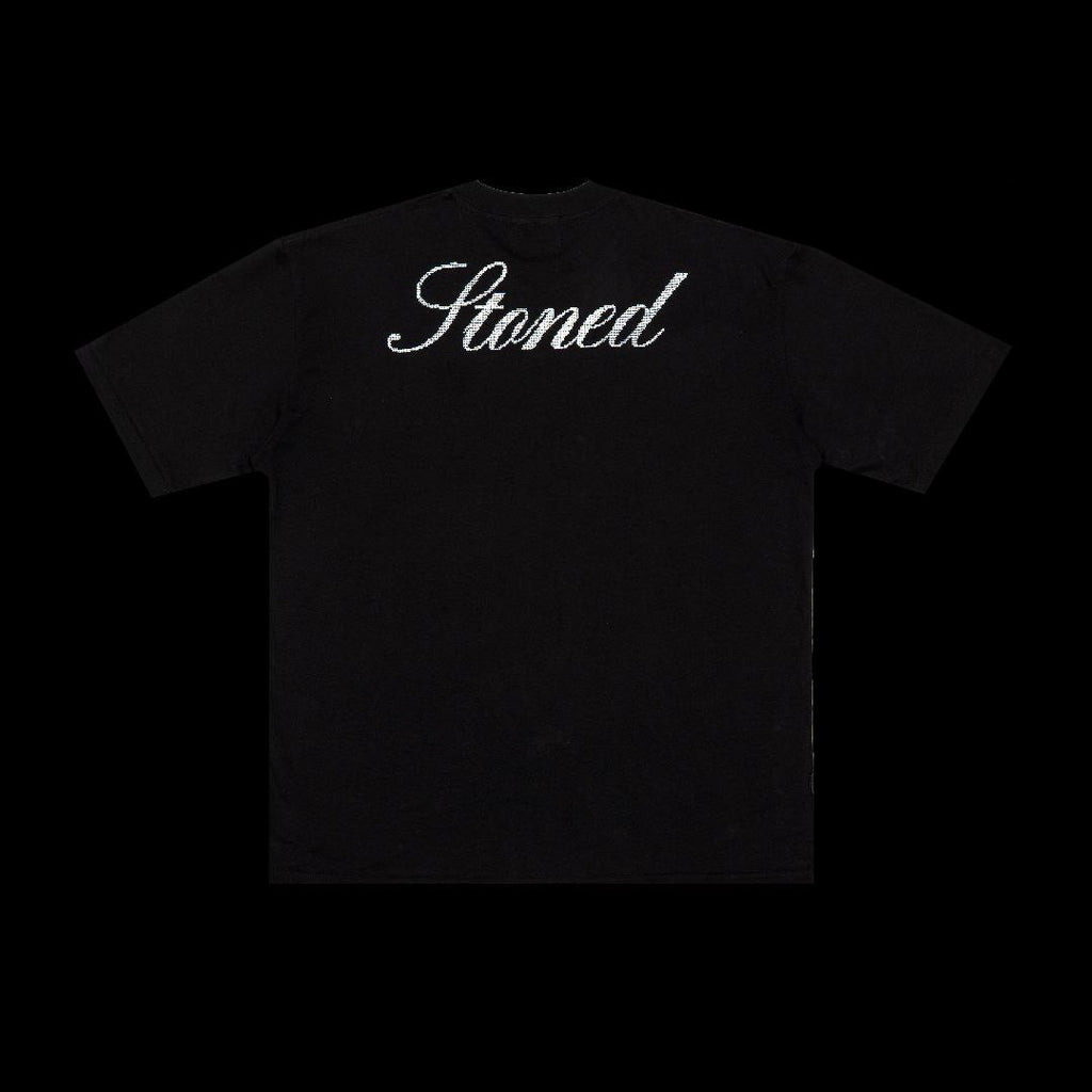 Stoned & Co Milestoned : Genetic Rhinestone Tee Black