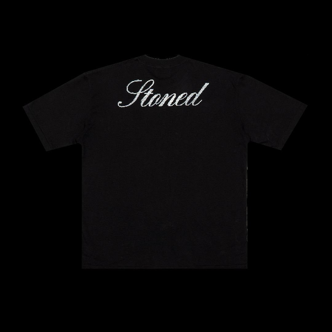Stoned & Co Milestoned : Genetic Rhinestone Tee Black
