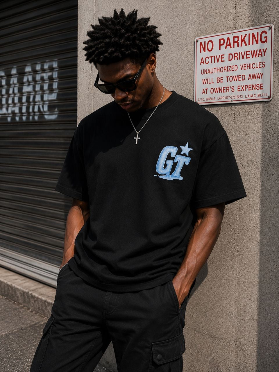 GOAT GT REBORN TEE BLUE BLACK