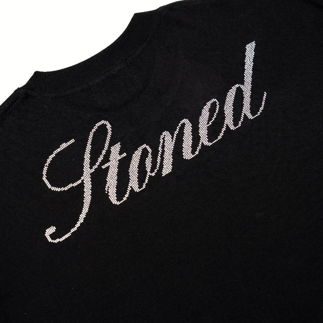 Stoned & Co Milestoned : Genetic Rhinestone Tee Black
