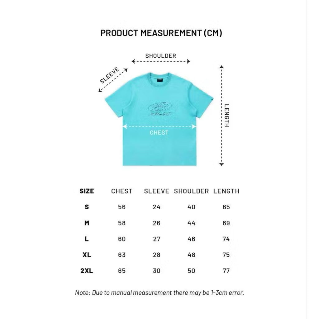 EGLAF EGCB FABRIC STITCH TEE BLUE