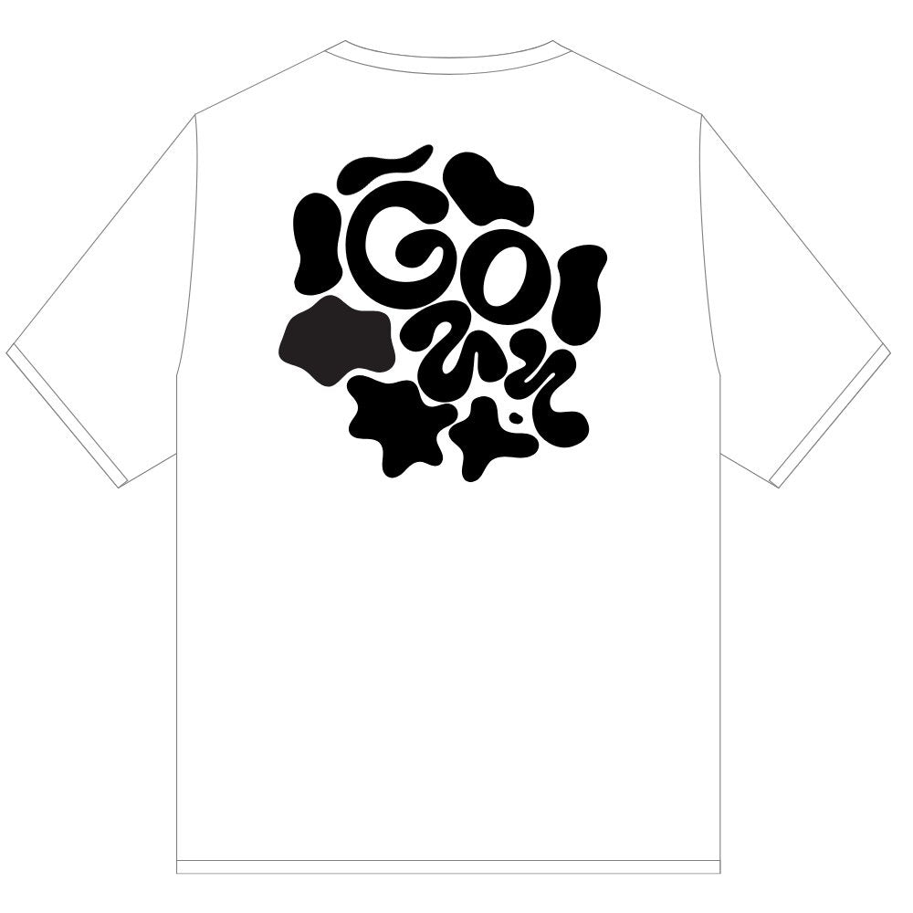 GOAT MELTED TEE SHIRT WHITE