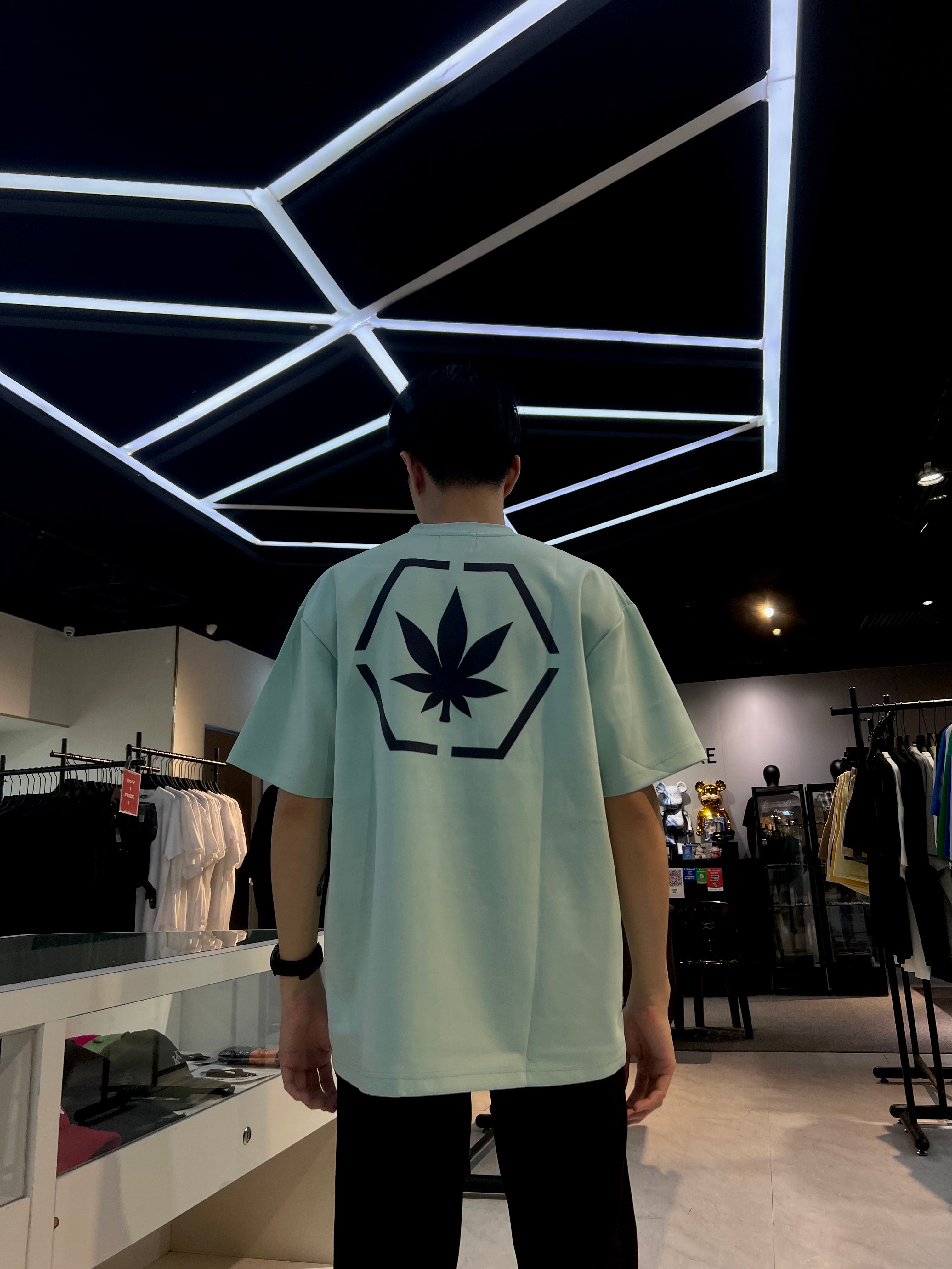 Stoned & Co. Genetic Hexagon Tee Tiffany