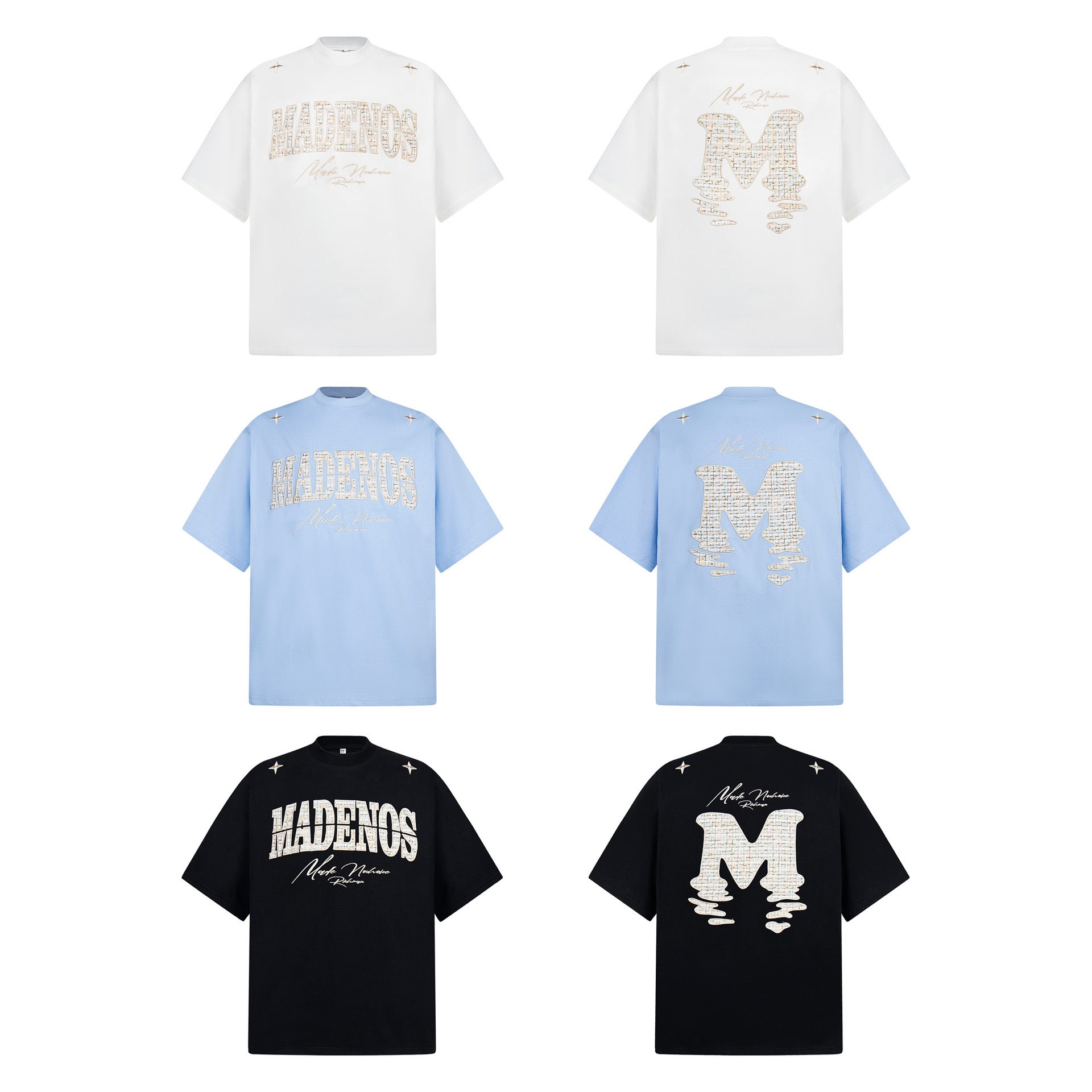 MADENOS EMBROIDERY T SHIRT (PRE-ORDER)