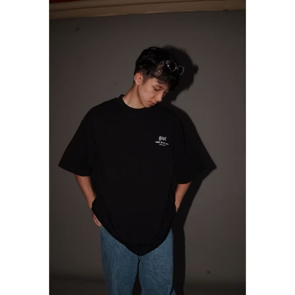 GOAT 999.9 STANDARD BLACK T SHIRT