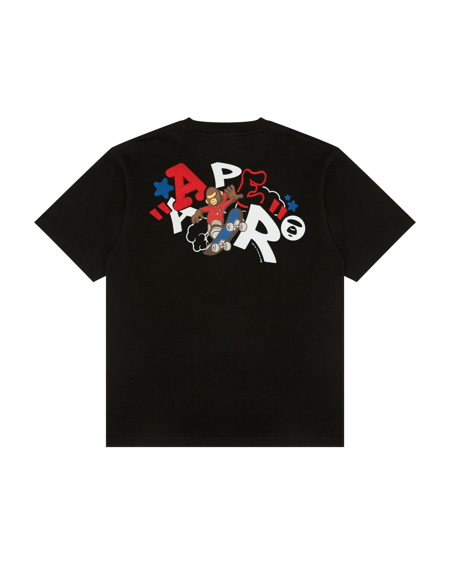 BAPE AAPE GRAPHIC TEE BLACK