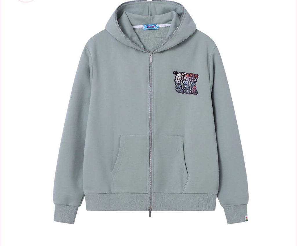 SWEED IRIEWATA x SWEED ZIP UP HOODIE GREEN