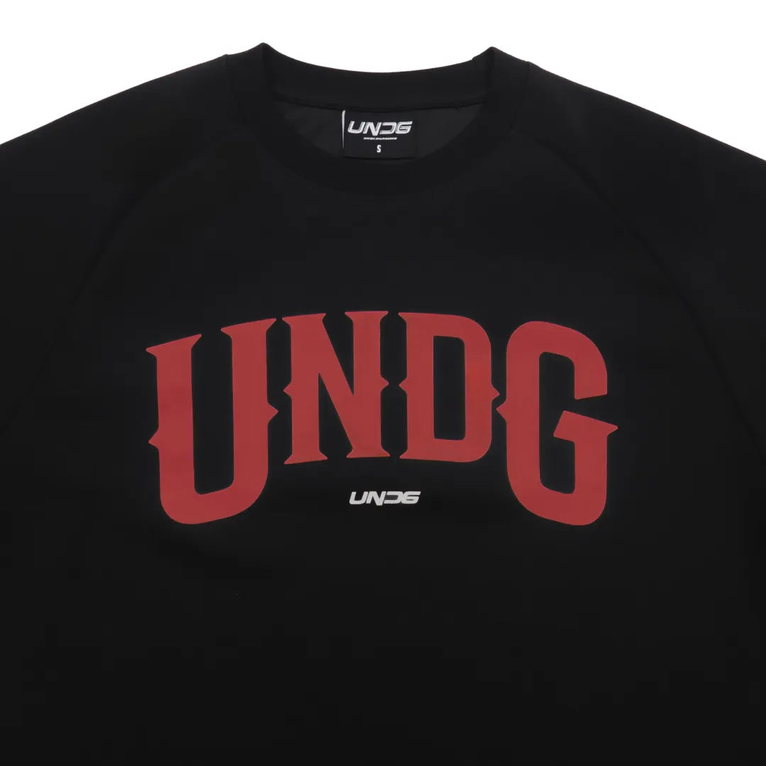UNDG ICON RAGLAN TEE (BLACK/MAROON)