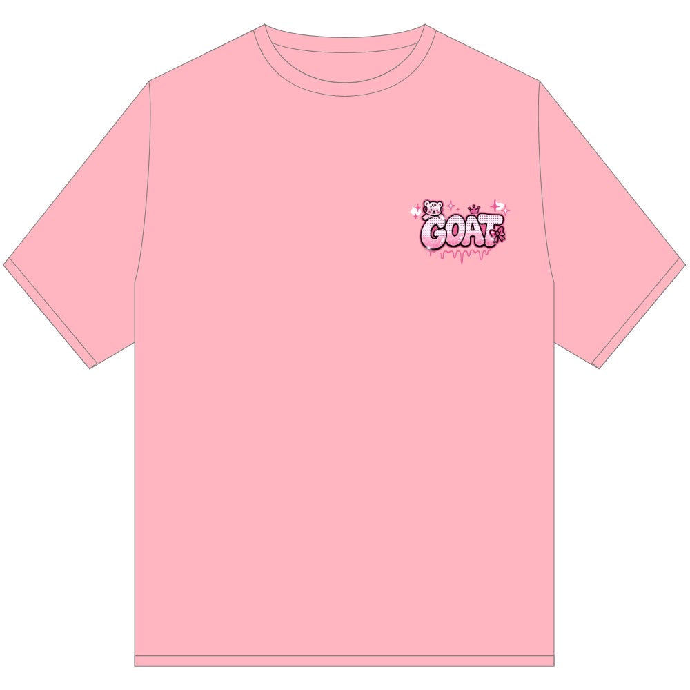 GOAT CANDY POP TEE SHIRT PINK