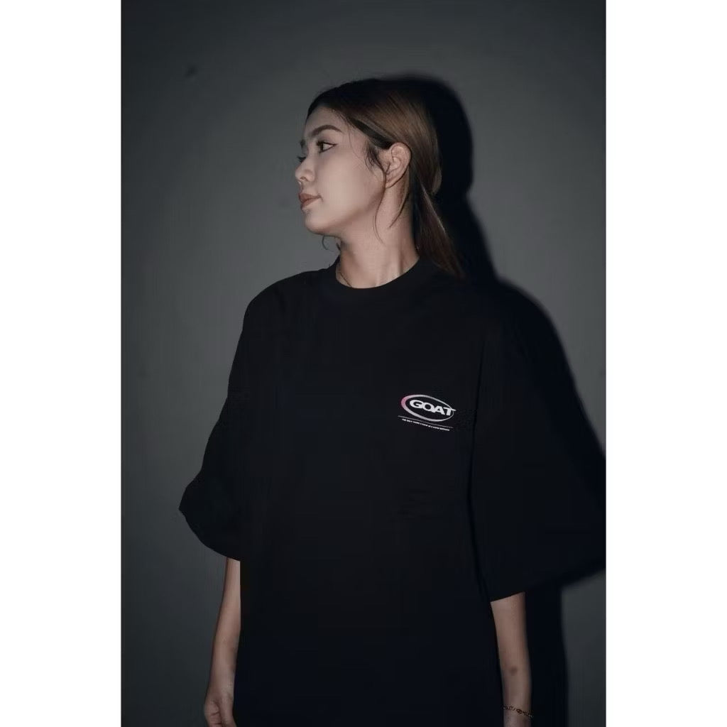 GOAT RETRO BLACK T SHIRT