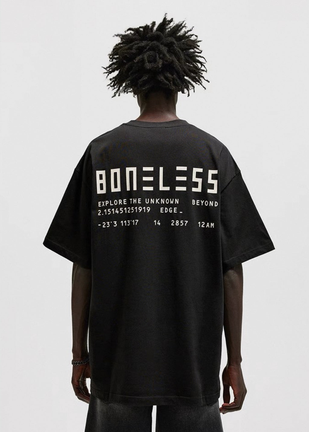 BONELESS GRAPHIC COORDINATE TEE BLACK