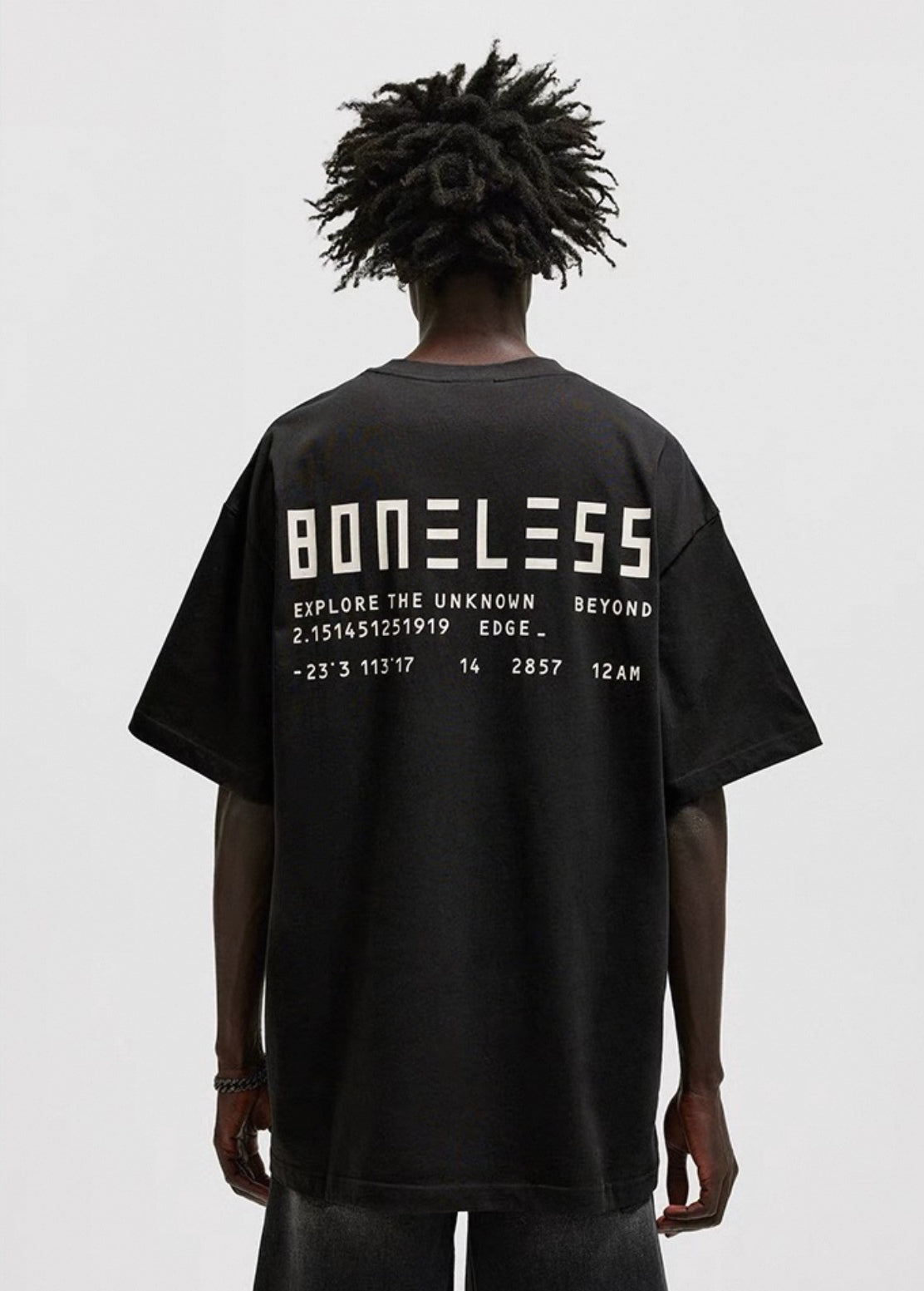 BONELESS GRAPHIC COORDINATE TEE BLACK