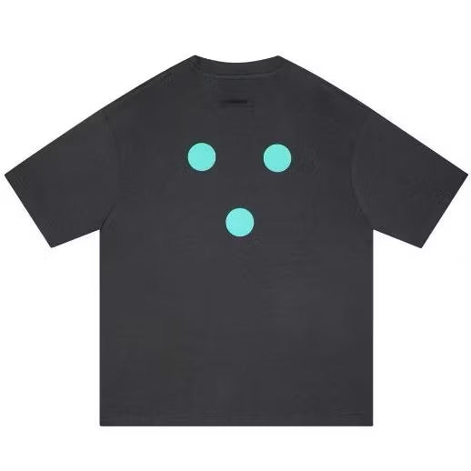 INNERSECT THE THREE GREEN LOGO GREY T SHIRT