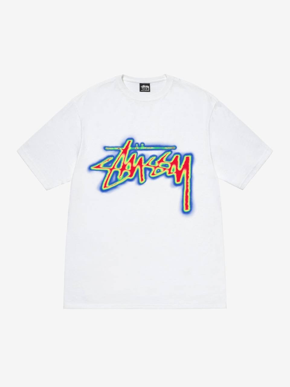 Stüssy Thermal Stock Tee White