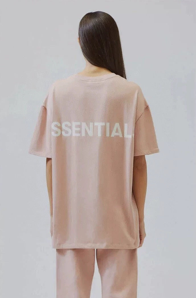 Fear of God Essentials 3M Reflective Pink Tee