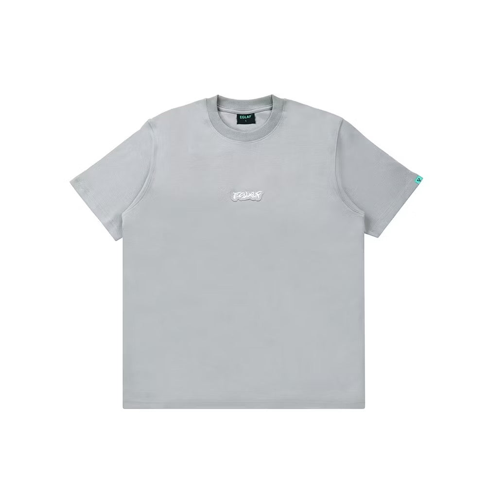 EGLAF RC FABRIC STITCH TEE LIGHT GREY