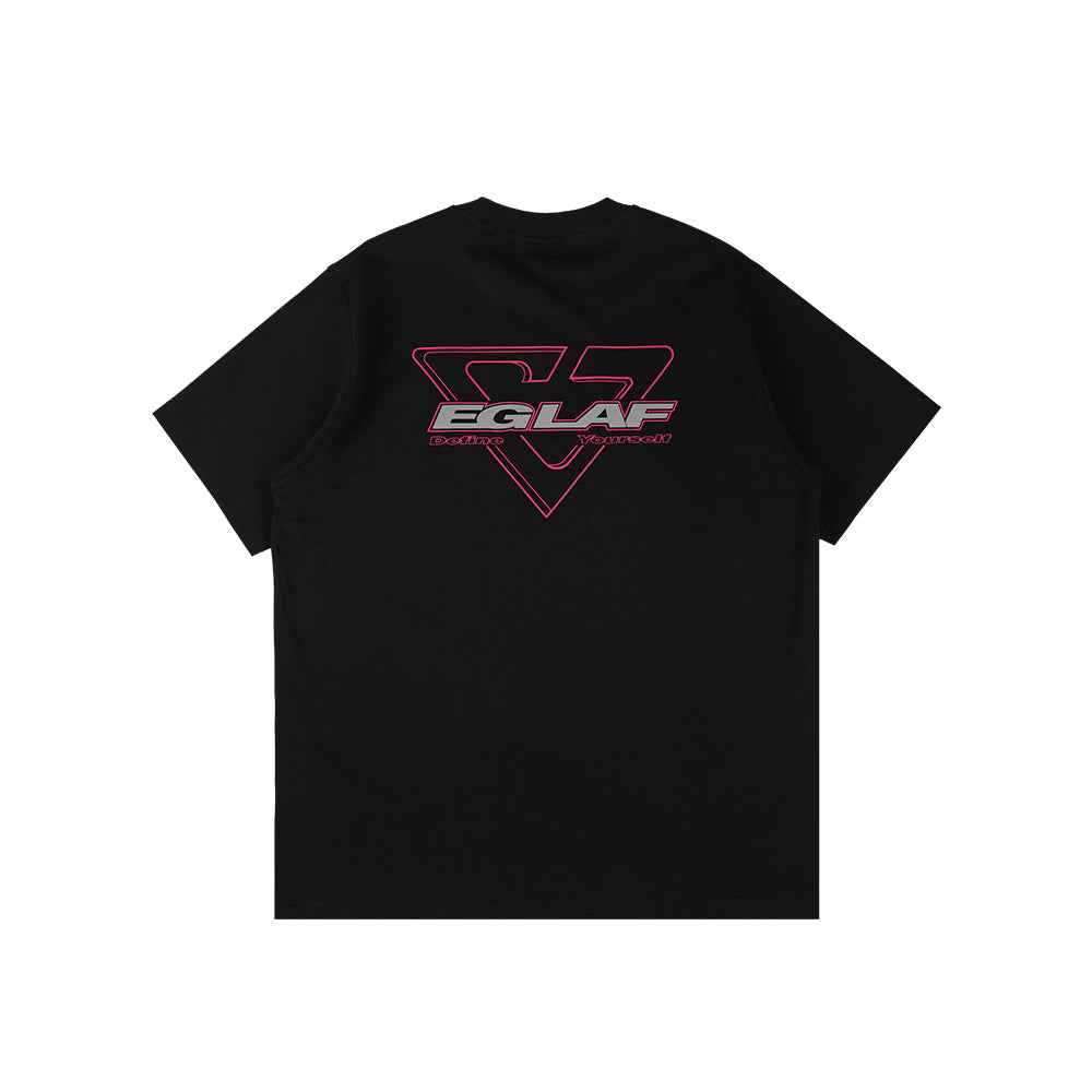 EGLAF BASIC26 TRIANGLE TEE BLACK