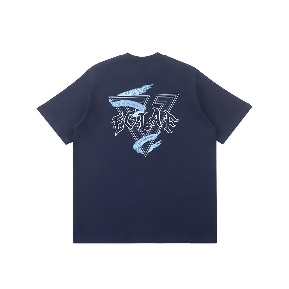 EGLAF Sculpta Triangle Logo Tee (Navy Blue)