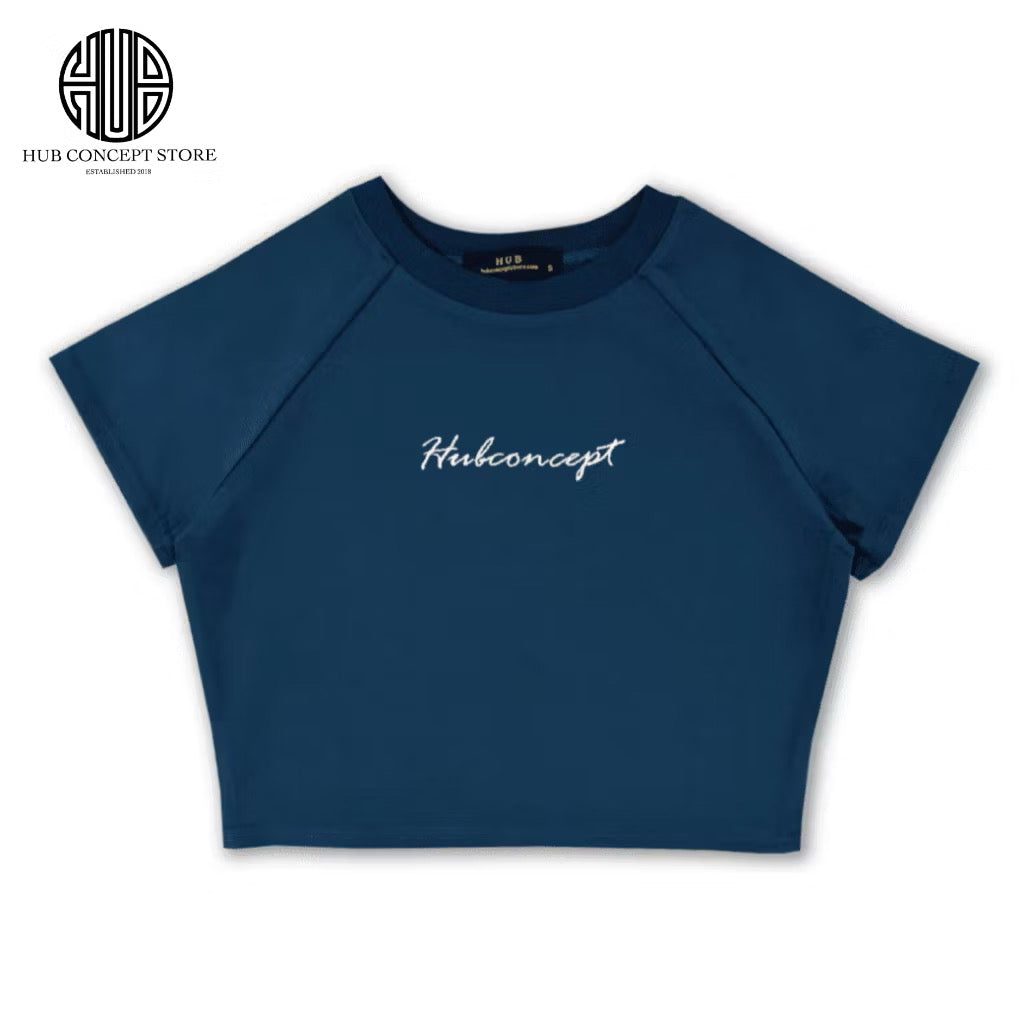 HUB CONCEPT CROP TOP BLUE