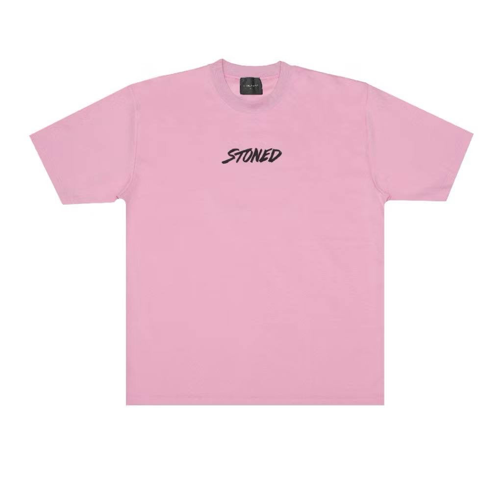 Stoned & Co. Genetic Hexagon Tee Pink