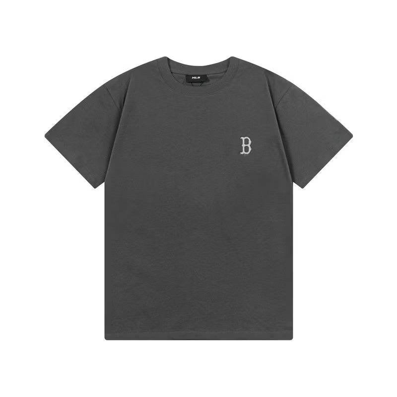 MLB SPRAY BOSTON LOGO TEE GREY