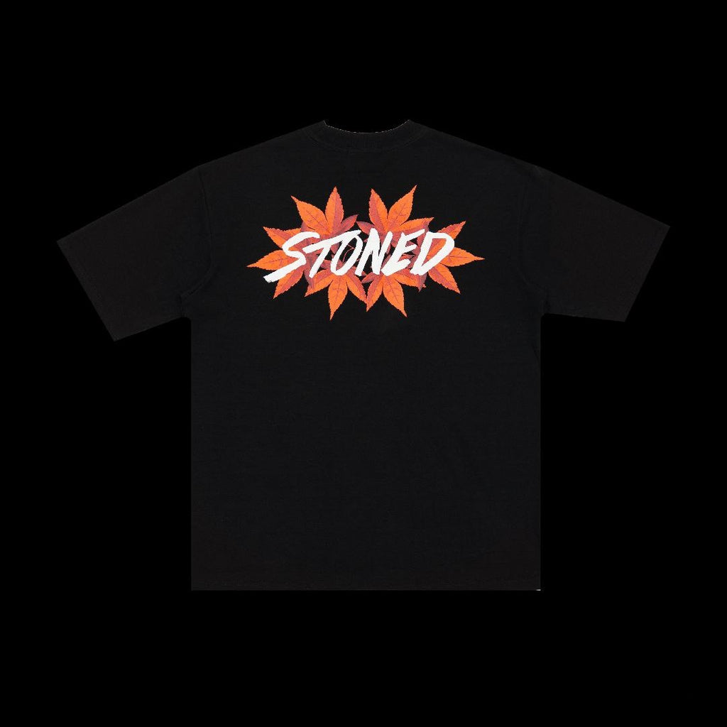 Stoned & Co Milestoned : Twlve Maple Tee Black