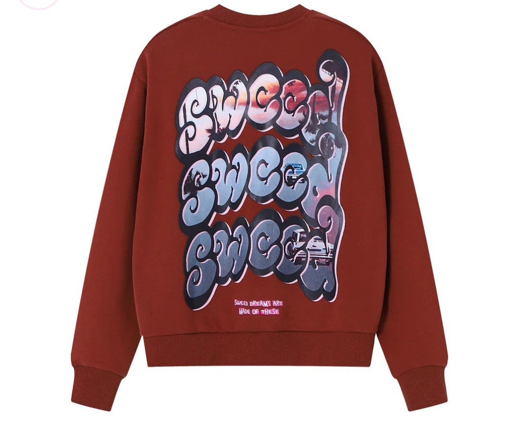 SWEED IRIEWATA x SWEED SWEATER BROWN