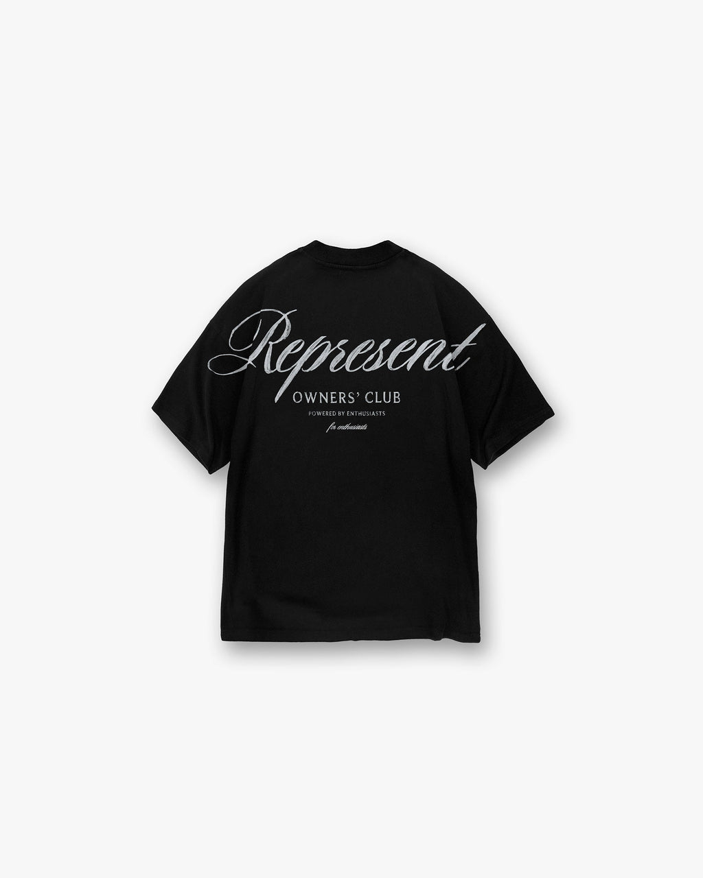 REPRESENT BLACK SCRIPT OWNERS CLUB TEE