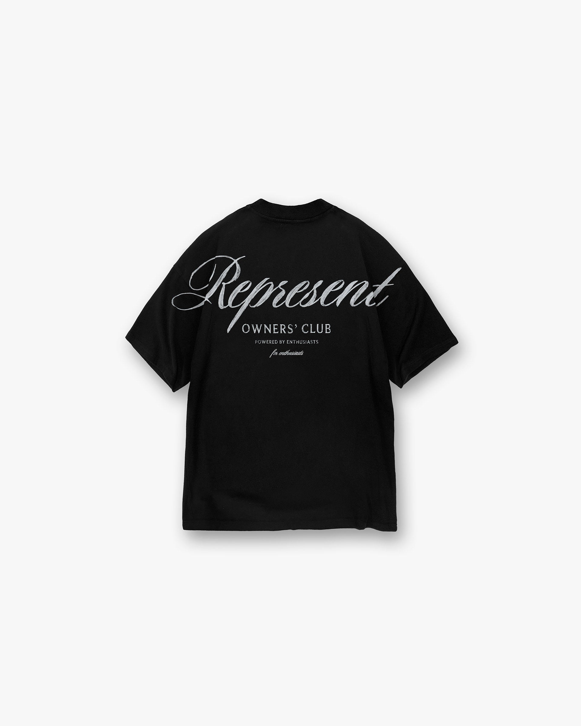 REPRESENT BLACK SCRIPT OWNERS CLUB TEE