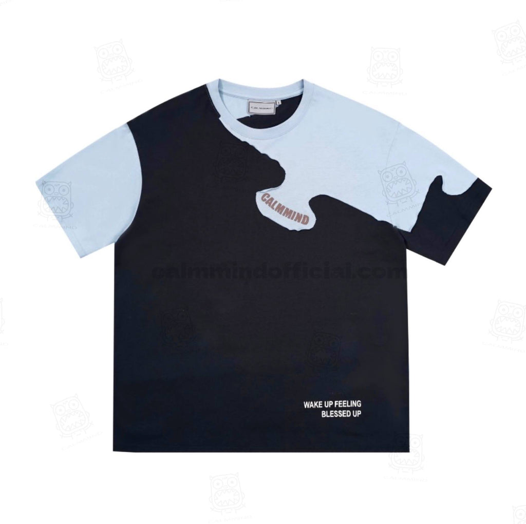 Calmmind Puzzle Monster T-shirt Blue | Black