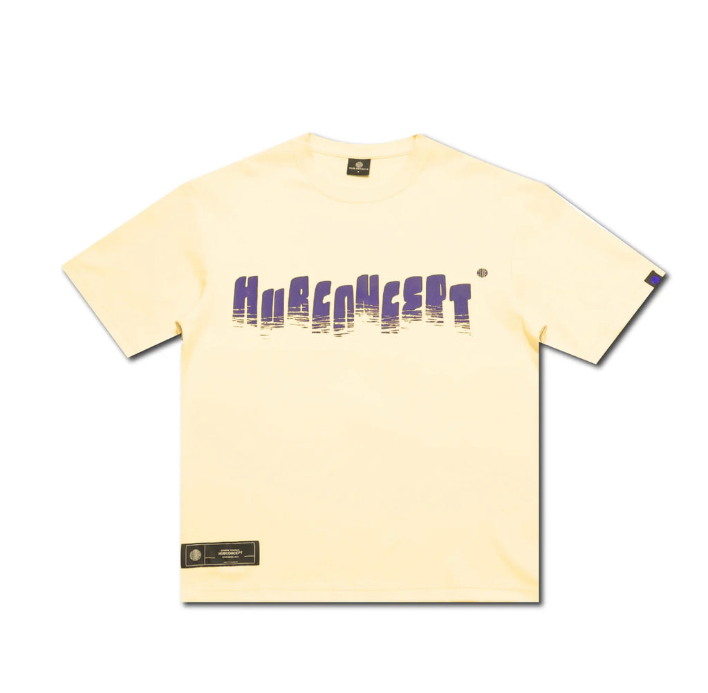 HUBCO NIGHTFALL FLUX TEE BEIGE
