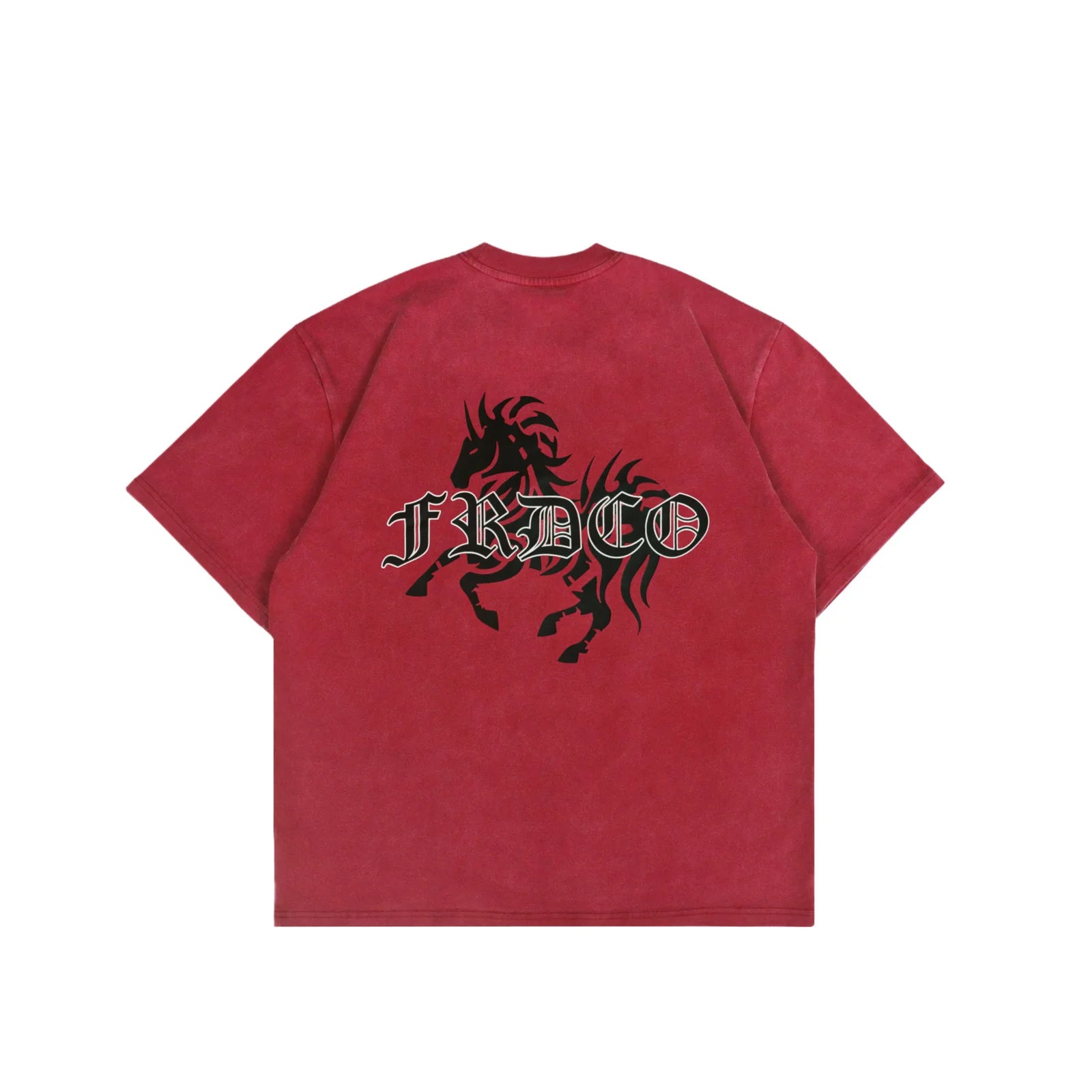 FRDCO EMP WASHED TEE RED