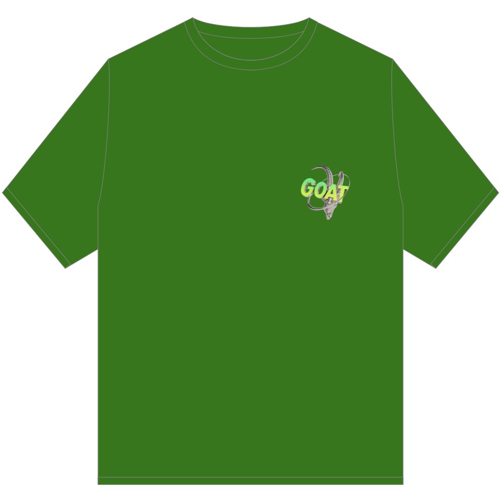 GOAT DIMENSION T SHIRT GREEN
