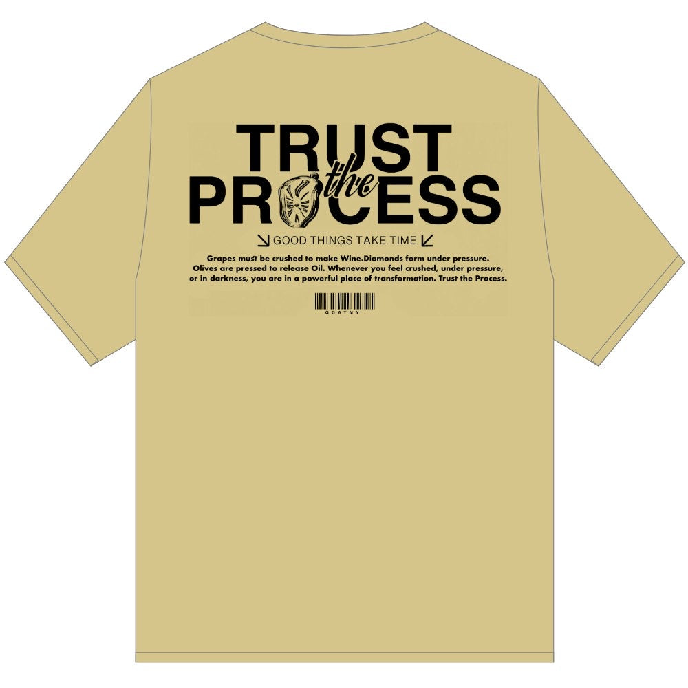 GOAT TRANSFORMATION T SHIRT BEIGE