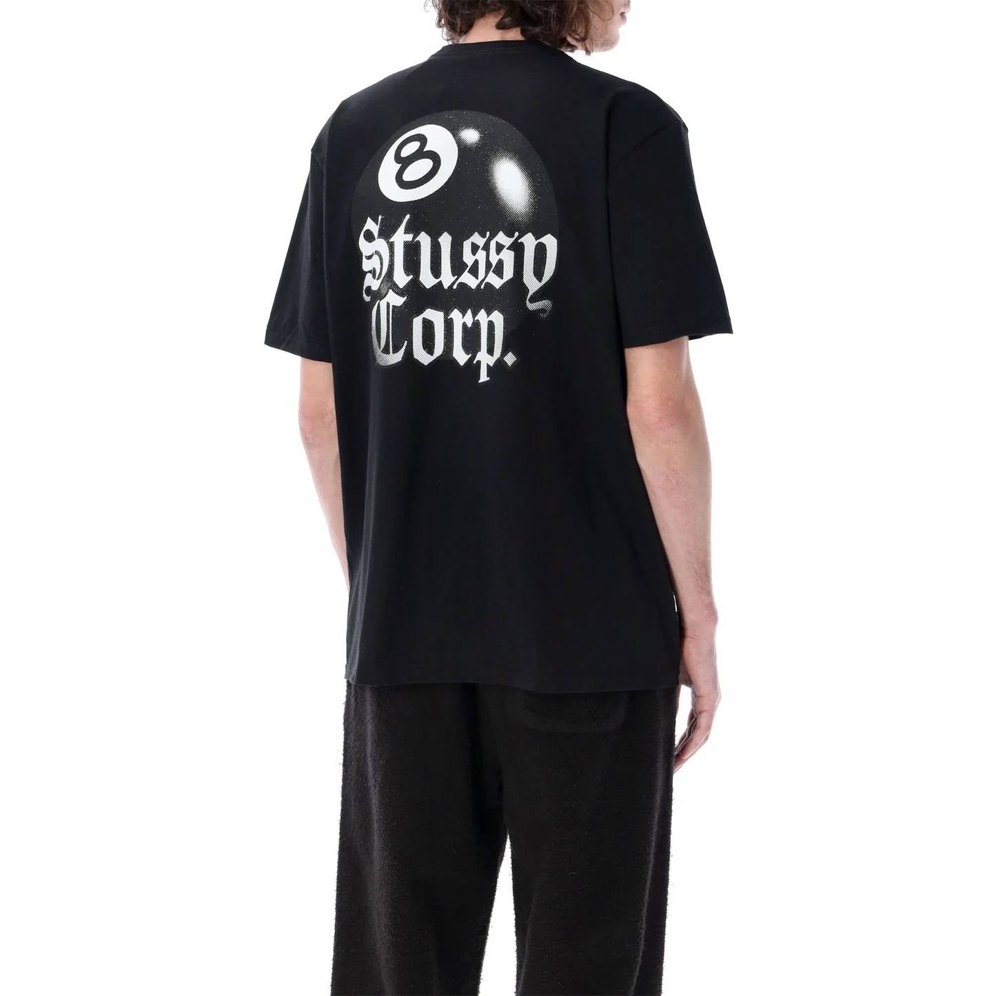 Stüssy 8 Ball Corp Tee Black