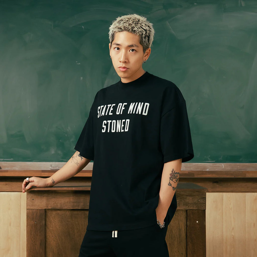 Stoned & Co Originals V2 Black White Tee