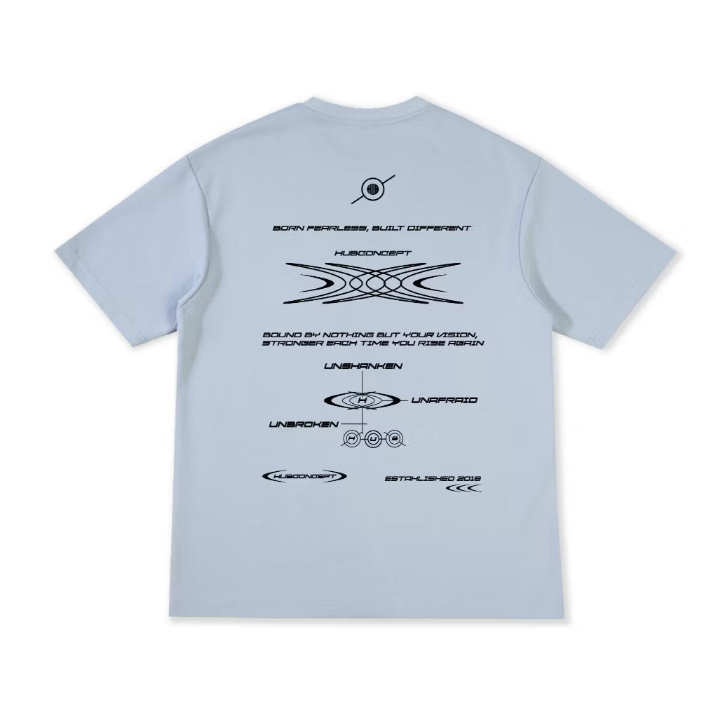 HUBCO ORBIT MODULE TEE BLUE