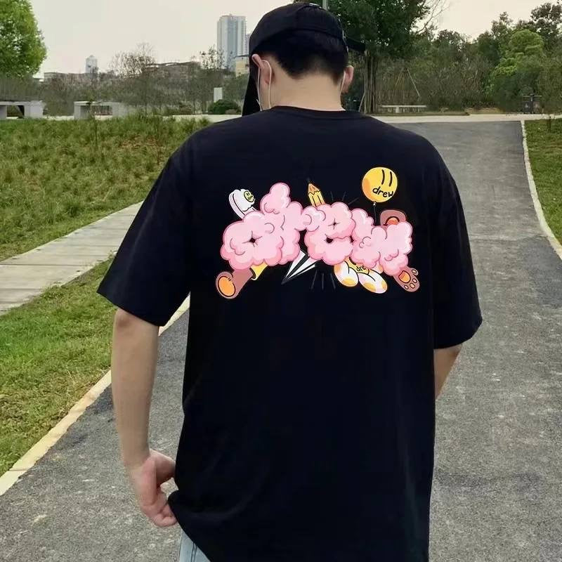 Drew House Doodle Joy T-shirt Black