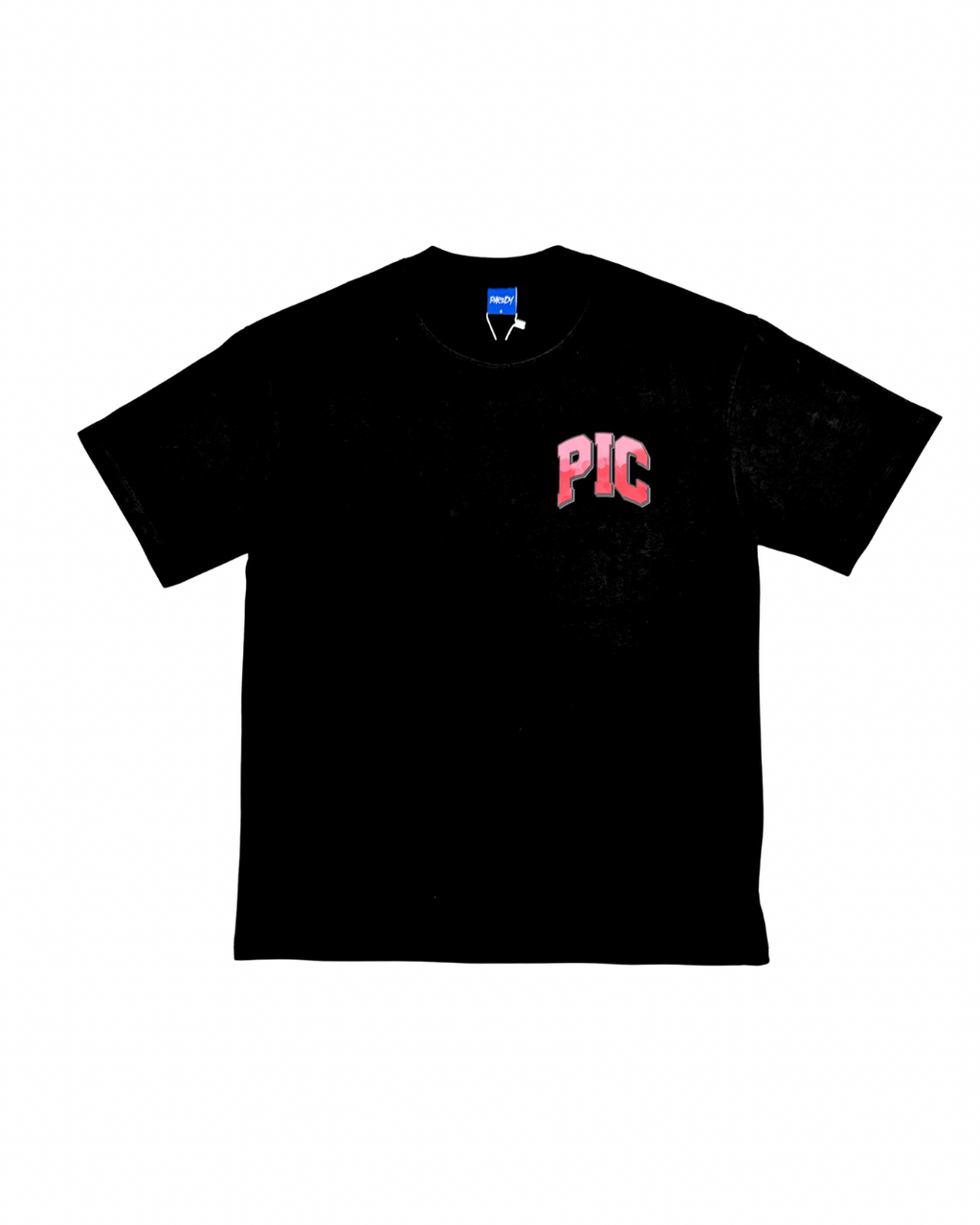 PARODY SMILEY FACE DESIGN 053 BLACK T SHIRT