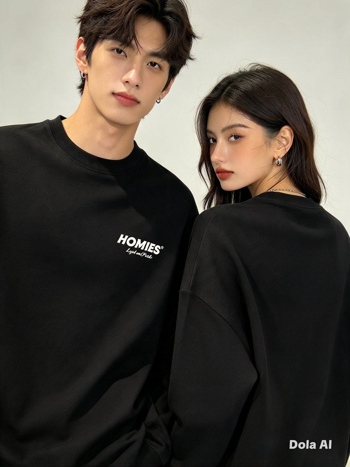 HOMIES 018 BLACK LONG SLEEVE