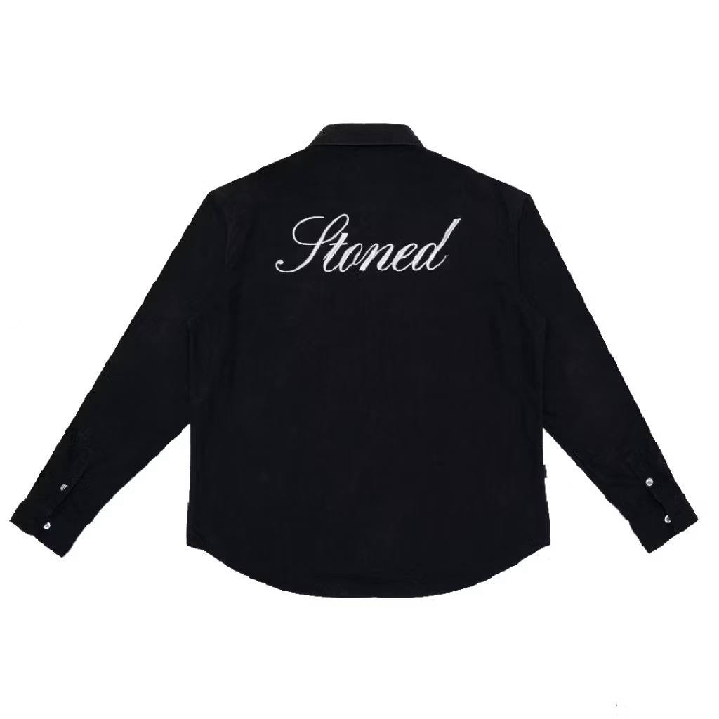 Stoned & Co. Blessed25 long-sleeve shirt Black