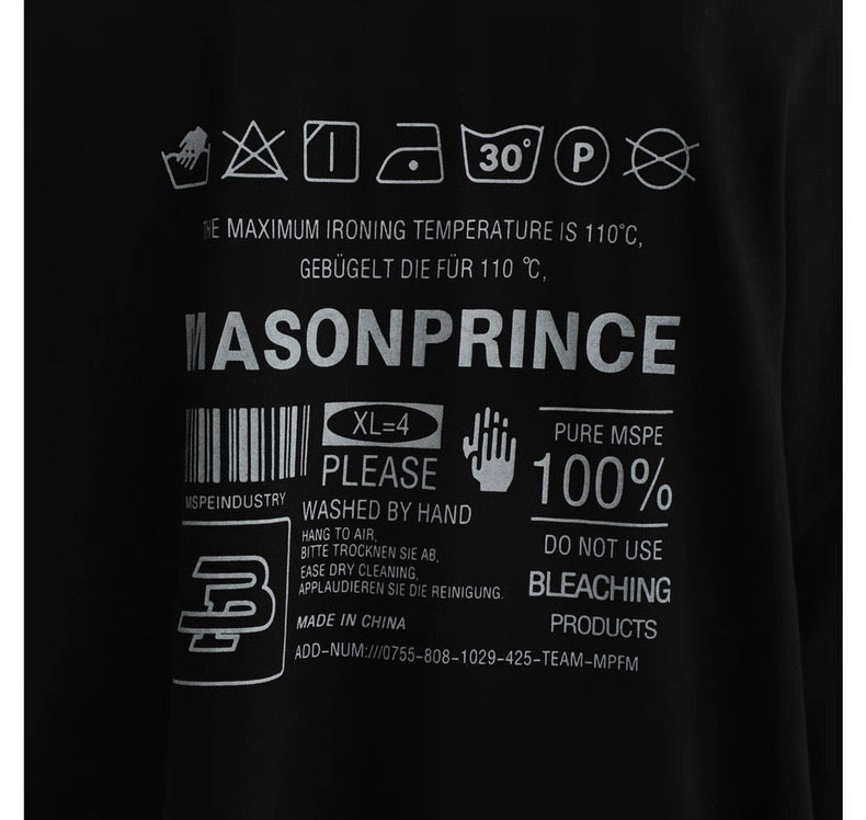MASONPRINCE WASH LABEL VINTAGE WASHED TEE