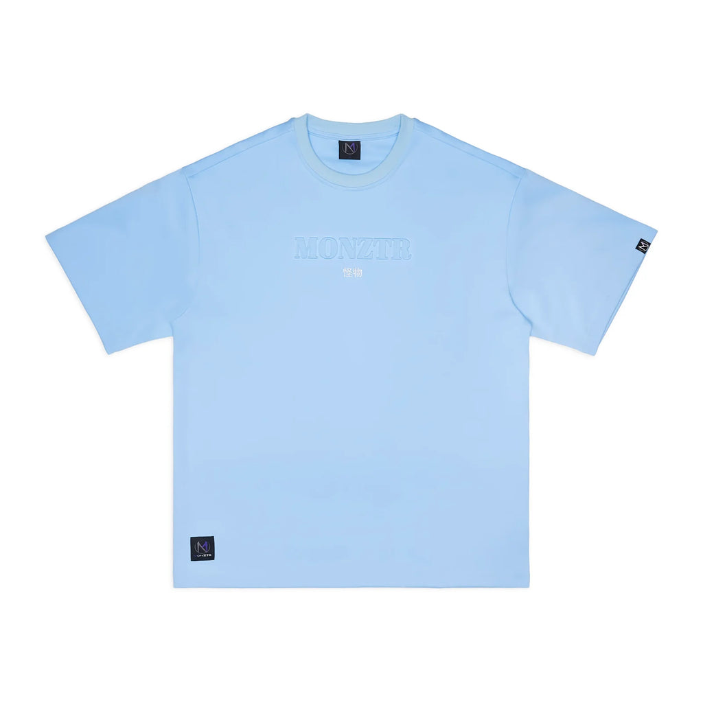 MONZTR ESSENTIAL PUFF TEE BLUE
