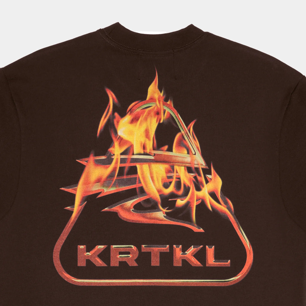 KRTKL WILDFIRE BROWN TEE
